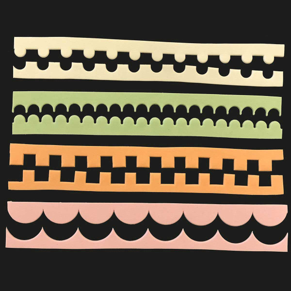 FMM Straight Frill Set 3 (9-12) FMM Straight Frill Set 3 (9-12)