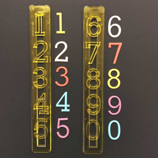 FMM Number Cutter Set Large