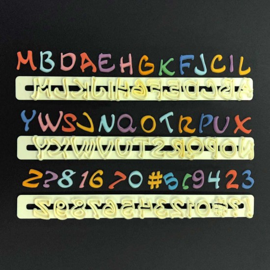 FMM Alphabet & Numbers Cutter Set Upper Case Magical