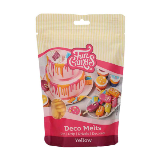 Fun Cakes Deco Melts Yellow 250g Fun Cakes Deco Melts Yellow 250g