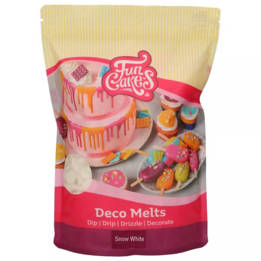 Fun Cakes Deco Melts Snow White (No E171) 1kg Fun Cakes Deco Melts Snow White (No E171) 1kg