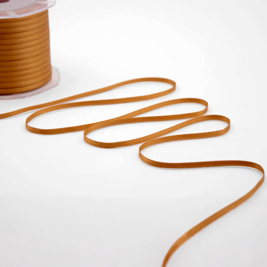 Jomil Ribbon 3mm Honey Gold Double Satin