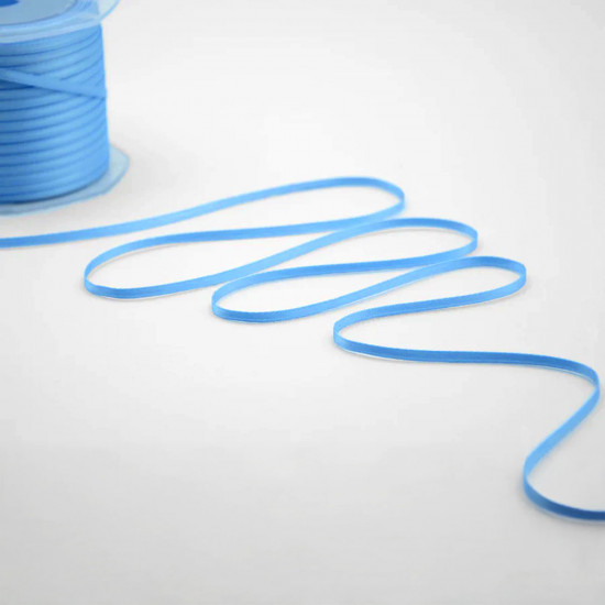 Jomil Ribbon 3mm Baby Powder Blue Double Satin