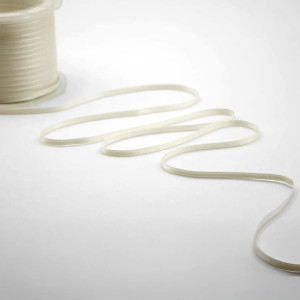 Ribbon 3mm Ivory Double Satin
