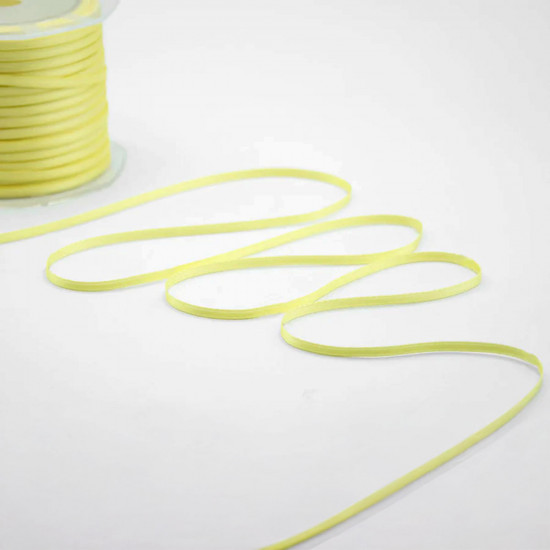 Jomil Ribbon 3mm Lemon Double Satin