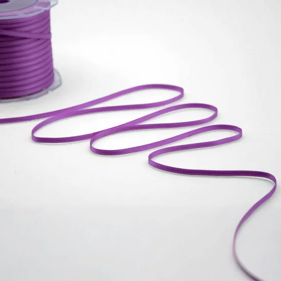 Pack Of Assorted 3mm Satin Ribbon Bows With Long Tails And 5 Pearl Beads - Baby Shower/Decor