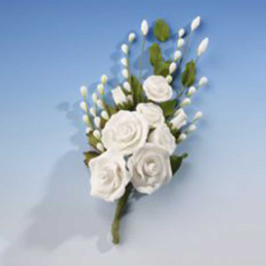 Hamilworth Trailing Rose Spray 26cm White Hamilworth Trailing Rose Spray 26cm White