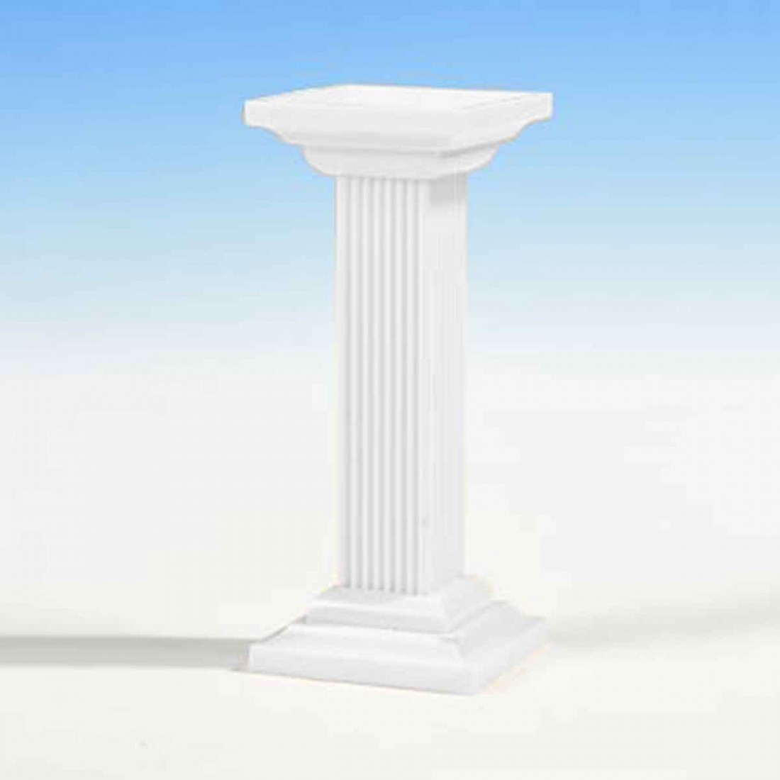 Pillar Square 3.5" White Glasgow