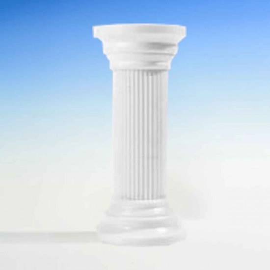 Hamilworth Pillar Round 3.5" White