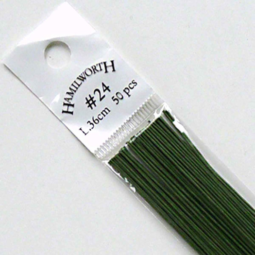 Hamilworth Wire Green #24 x50 Hamilworth Wire Green #24 x50