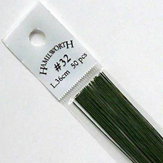 Hamilworth Wire Green #32 x50 Hamilworth Wire Green #32 x50