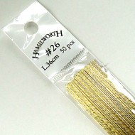 Wire Metallic Gold #22 x25