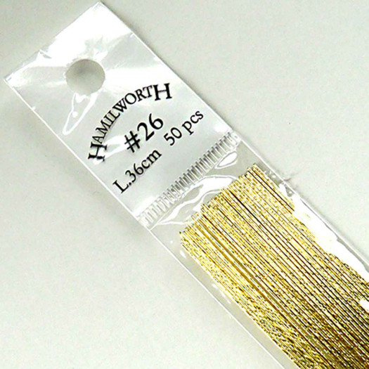 Hamilworth Wire Metallic Gold #22 x25 Hamilworth Wire Metallic Gold #22 x25