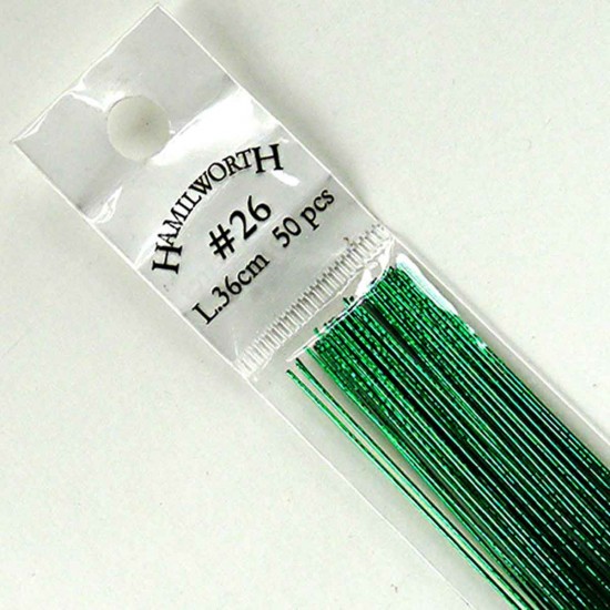 Hamilworth Wire Metallic Green #24 x50