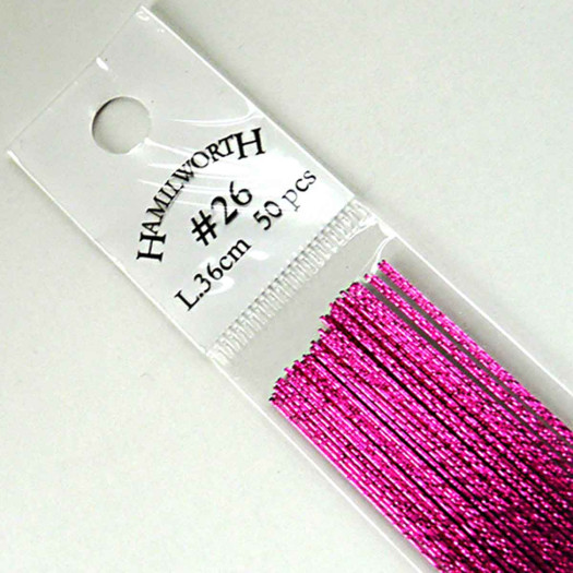 Hamilworth Wire Metallic Cerise #24 x50