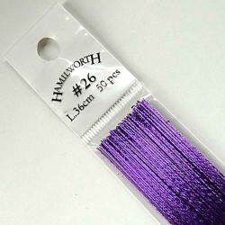 Wire Metallic Purple #24 x50