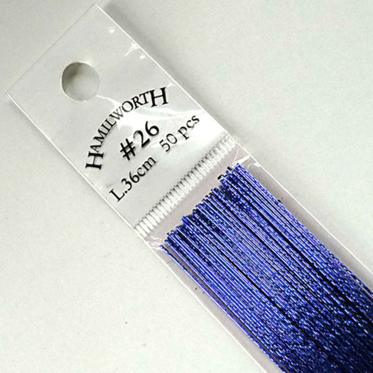 Hamilworth Wire Metallic Royal Blue #24 x50 Hamilworth Wire Metallic Royal Blue #24 x50