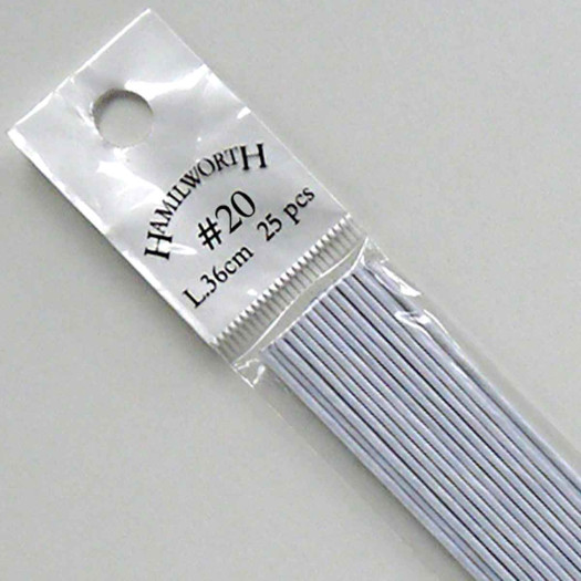 Hamilworth Wire White #20 x25 Hamilworth Wire White #20 x25