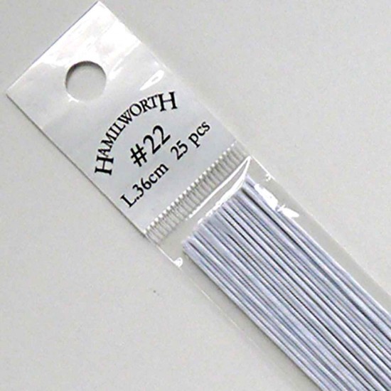 Hamilworth Wire White #22 x25