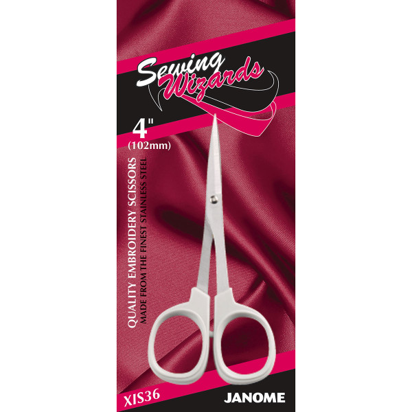 Janome Sewing Wizards Scissors Fine Point 4" Janome Sewing Wizards Scissors Fine Point 4"