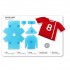 3D Soccer Shirt Cutter Set