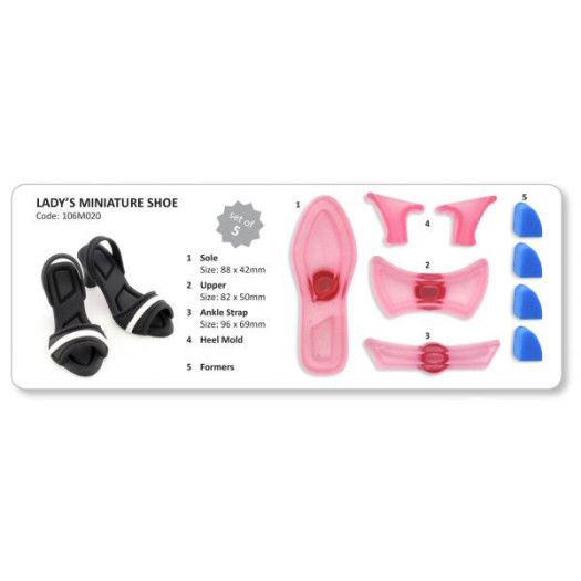 JEM Ladies Miniature Shoe Cutter Set JEM Ladies Miniature Shoe Cutter Set