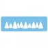 Christmas Forest Stencil