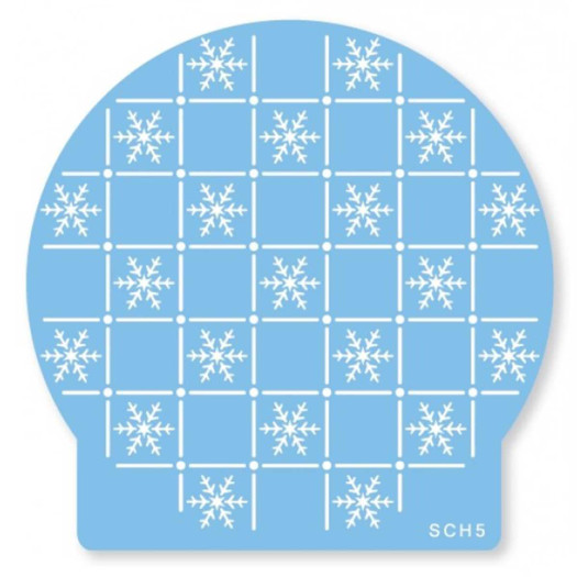 JEM Lattice Snowflakes Stencil