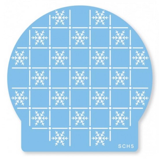 JEM Lattice Snowflakes Stencil