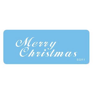 Merry Christmas Stencil Merry Christmas Stencil