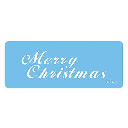 JEM Merry Christmas Stencil JEM Merry Christmas Stencil