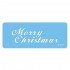 Merry Christmas Stencil