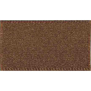 Ribbon 15mm Dark Brown Double Satin Ribbon 15mm Dark Brown Double Satin
