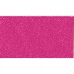 Ribbon 25mm Fuchsia Double Satin