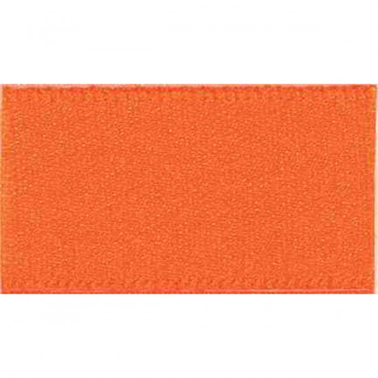 Berisfords Ribbon 15mm Orange Delight Double Satin