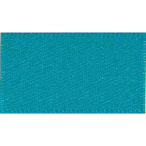 Ribbon 15mm Malibu Blue Double Satin Petrol Blue Ribbon 15mm Malibu Blue Double Satin Petrol Blue