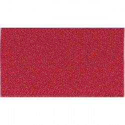 Ribbon 25mm Scarlet Berry Double Satin