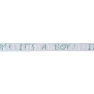 Ribbon 10mm IT'S A BOY Blue