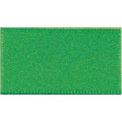 Ribbon 15mm Emerald Green Double Satin