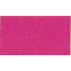 Ribbon 15mm Fuchsia Pink Double Satin