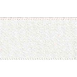 Ribbon 25mm Bridal White Double Satin