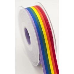 Ribbon 25mm Rainbow