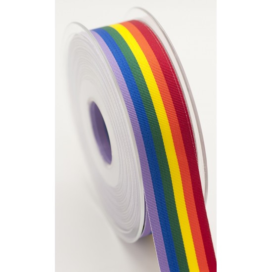 Berisfords Ribbon 25mm Rainbow