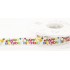 Ribbon 15mm Happy Birthday Rainbow