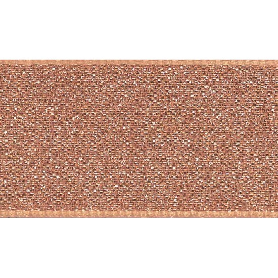 Berisfords Ribbon 25mm Rose Gold Double Lame