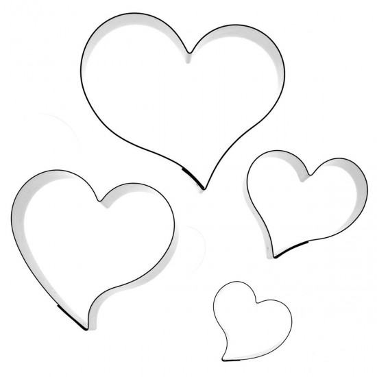 Kit Box Curved Hearts Cutter Set