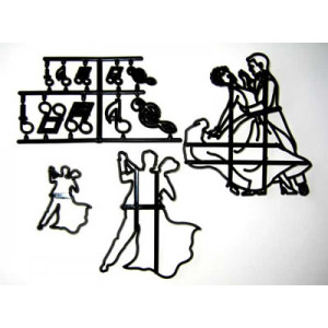 Ballroom Dancers Cutter/Embosser Ballroom Dancers Cutter/Embosser