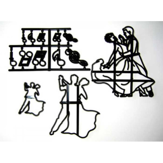 Patchwork Cutters Ballroom Dancers Cutter/Embosser Patchwork Cutters Ballroom Dancers Cutter/Embosser