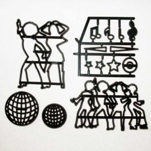 Disco Dancers Cutter/Embosser Disco Dancers Cutter/Embosser