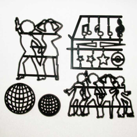 Patchwork Cutters Disco Dancers Cutter/Embosser Patchwork Cutters Disco Dancers Cutter/Embosser